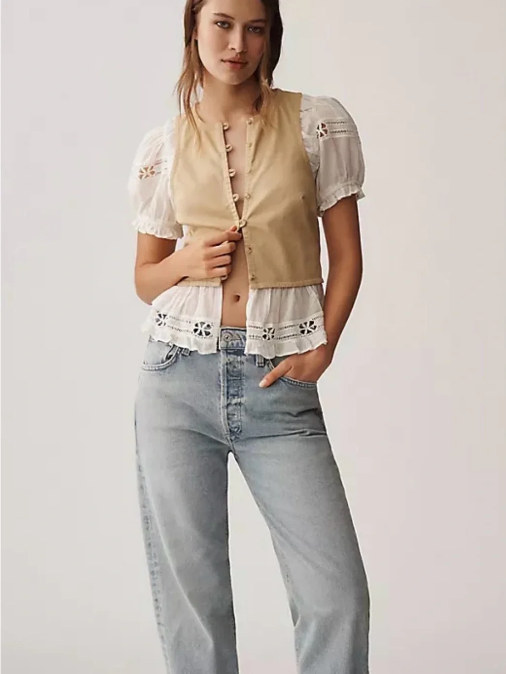 Anthropologie layered top